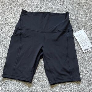 lululemon athletica Black Bike Shorts